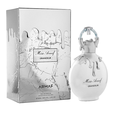 Armaf Miss Grandeur 3.4oz EDP for women – elegant, floral, and luxurious fragrance in a stylish bottle