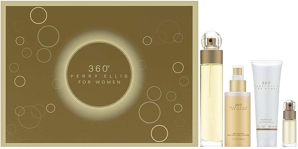 Perry Ellis Set 360 Collection 4 Pzas 3.4 Edt L