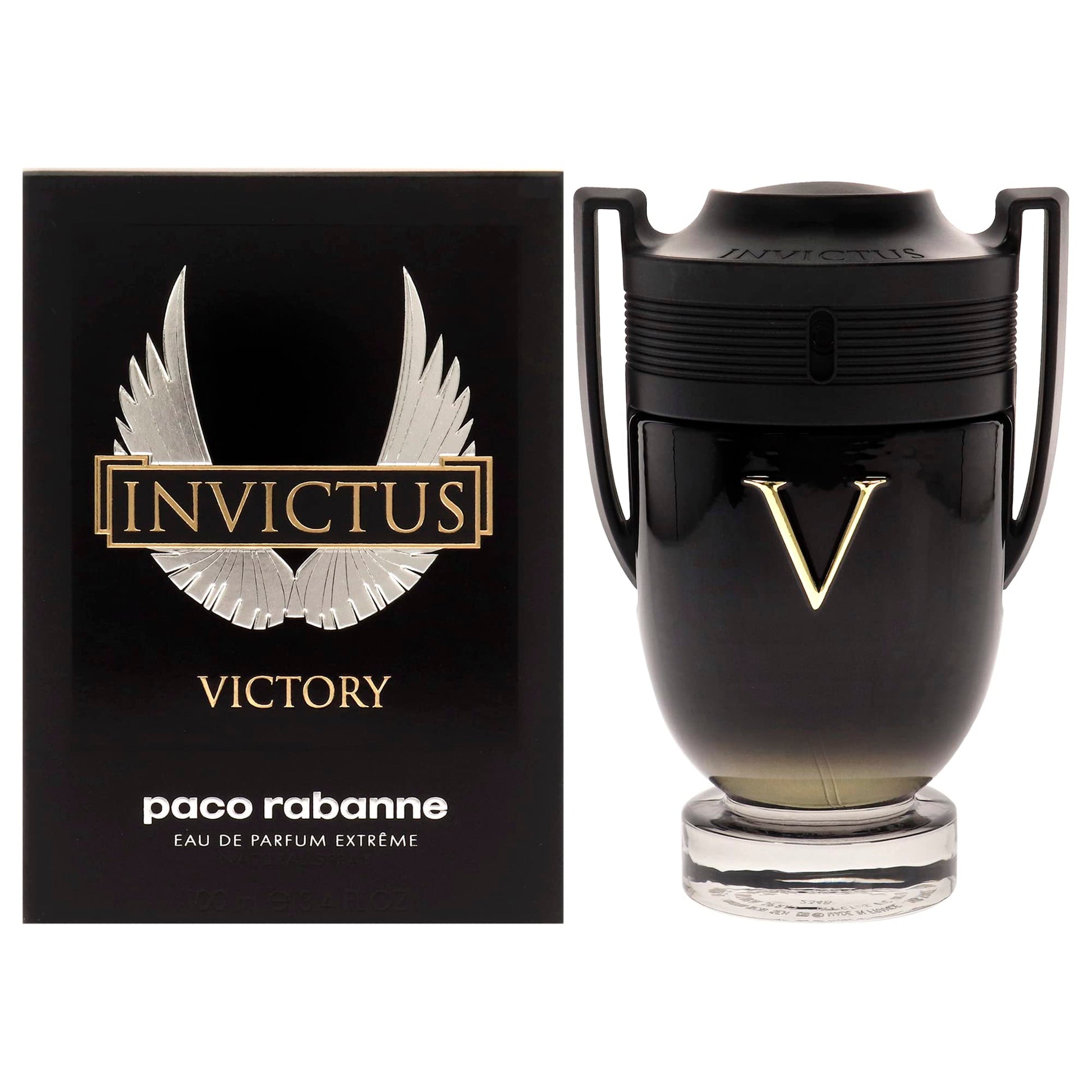 Paco Rabanne Invictus Victory 3.4oz EDP for men – bold, oriental, and powerful fragrance in a premium bottle