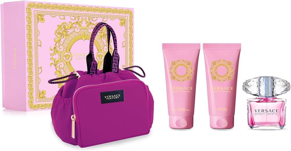 Versace Bright Crystal Juego de 4 piezas 3.0 Edt L