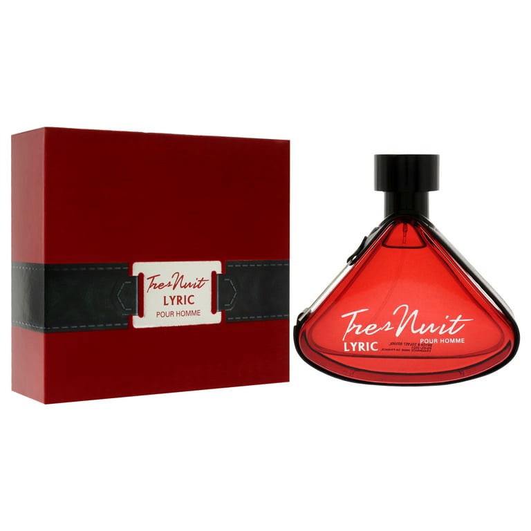 Armaf Tres Nuit Lyric 3.4oz EDP for men – fresh, citrusy, and aromatic fragrance in a stylish bottle