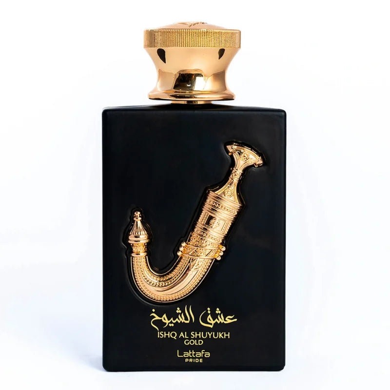 Lattafa Pride ISHQ Al Shuykh 3.4oz EDP Unisex – rich, oriental fragrance in an elegant bottle