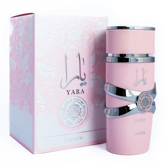 Lattafa Yara 3.4 EDP for Women – Sweet, creamy Arabic perfume with floral and vanilla notes. Long-lasting feminine fragrance.