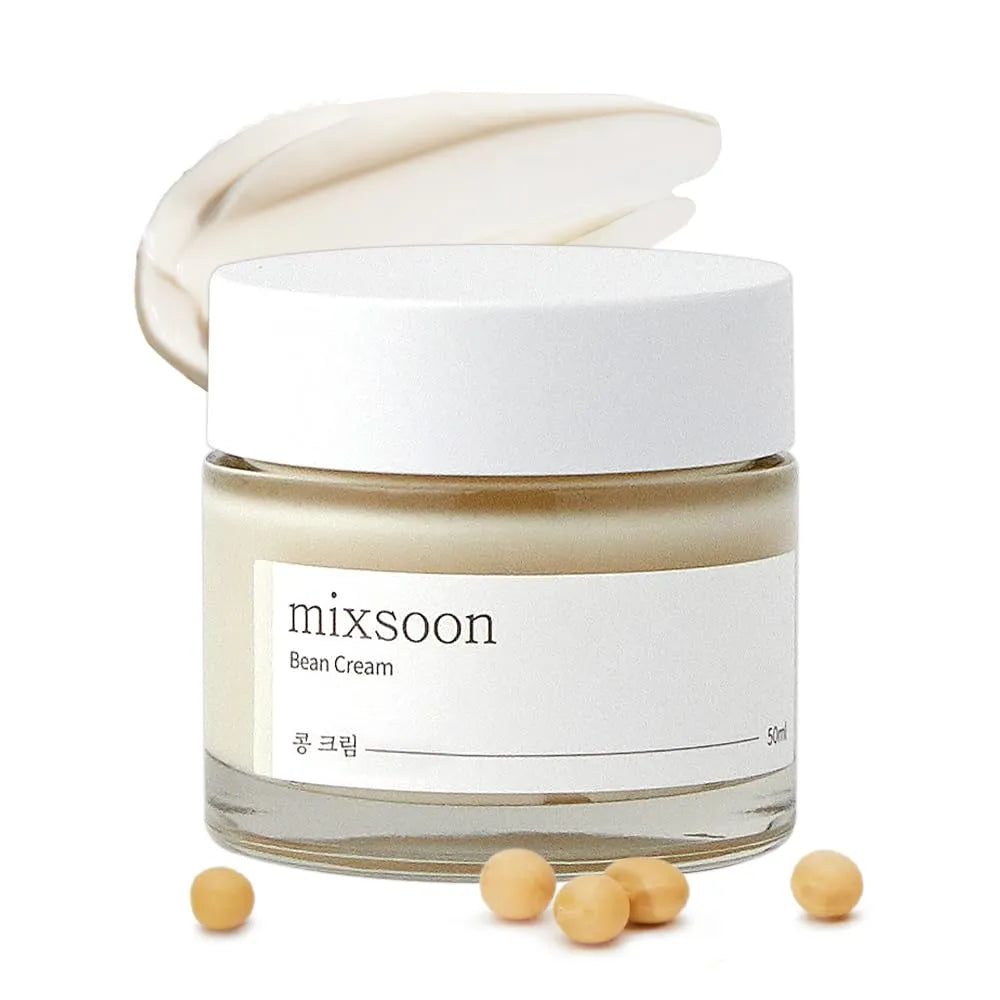 Mixsoon Bean Cream 50ml nourishing hydrating moisturizer with fermented soybean extract
