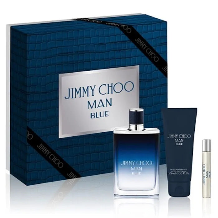 Jimmy Choo Set Hombre Azul 3p 3.4 Edt M