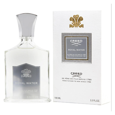 Creed Royal Water 3.3oz Eau de Parfum for men, luxury fragrance bottle