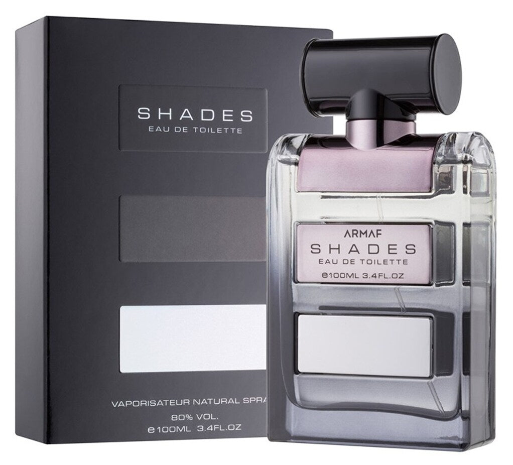 Armaf Shades 3.4oz EDT for men – fresh, woody, and long-lasting fragrance in a sleek bottle