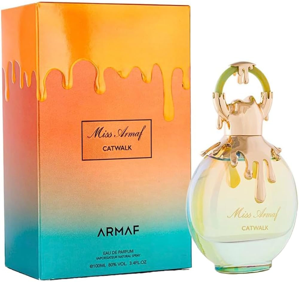 Armaf Miss Catwalk 3.4oz EDP for women – chic, floral, and captivating fragrance in a stylish bottle