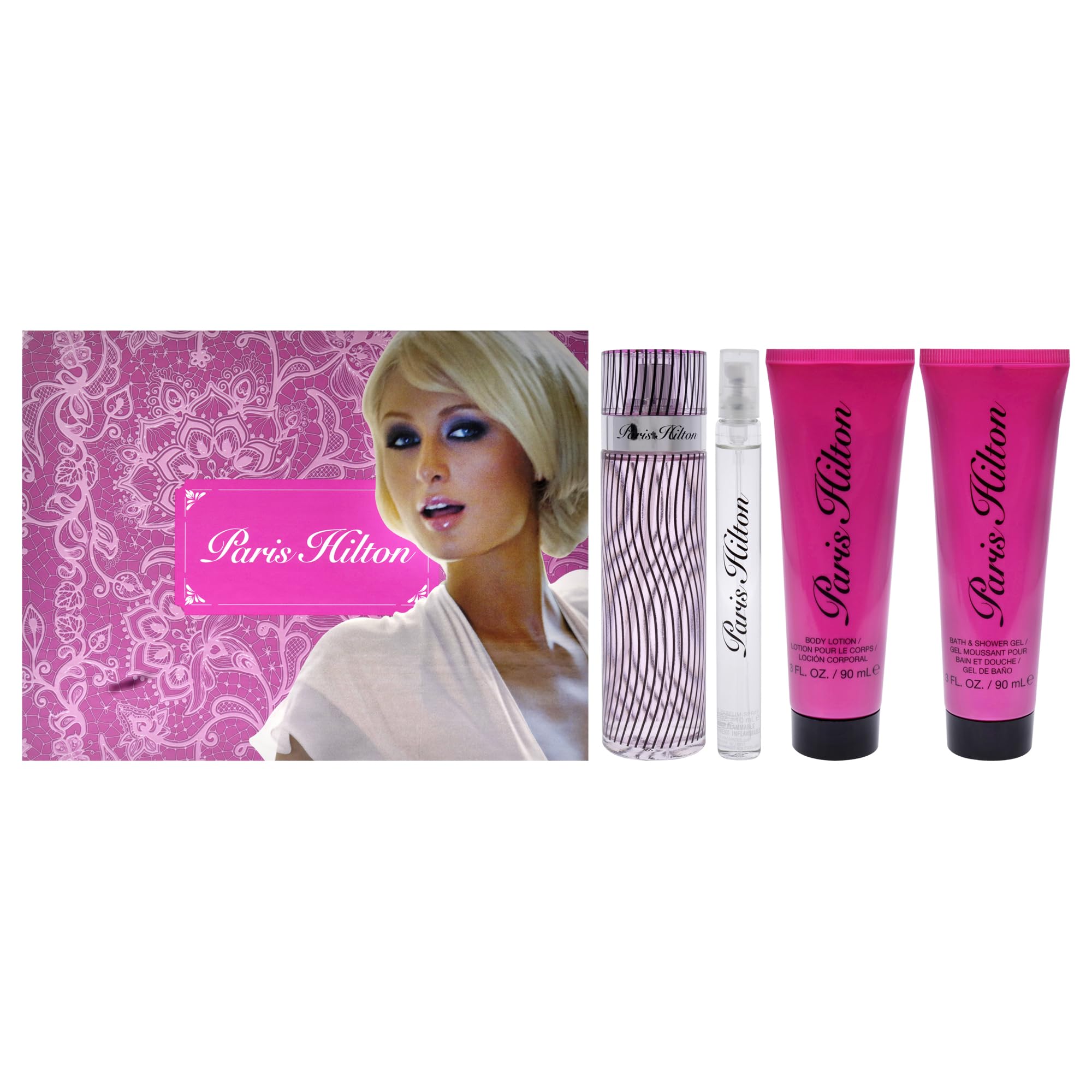 Paris Hilton Set Paris Hilton 4p 3.4 Edp L