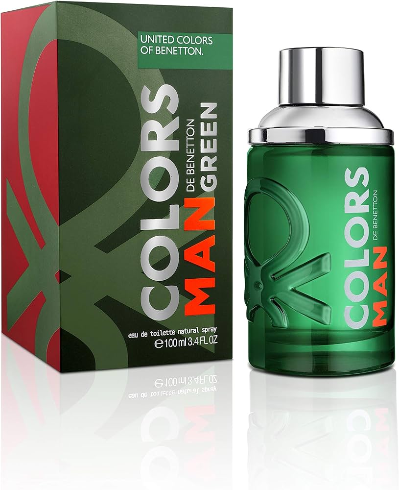 Benetton Colors Hombre Verde 3.4 Edt M