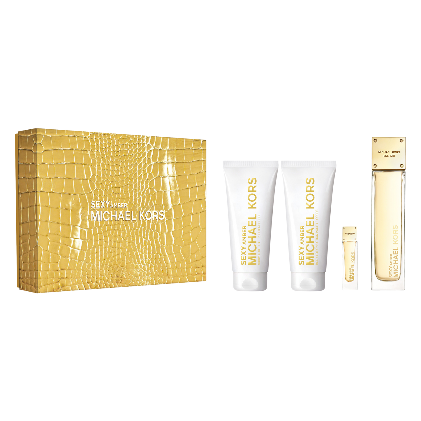 Michael Kors Sexy Amber Set 4pc 3.4 Edp L