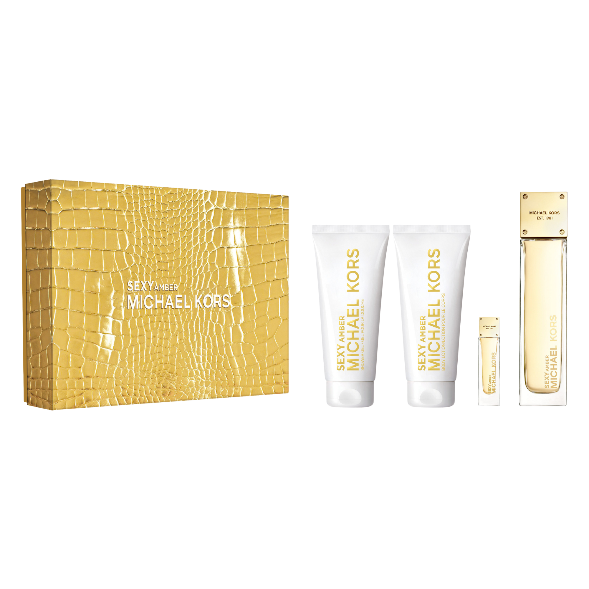 Michael Kors Sexy Amber Set 4pc 3.4 Edp L