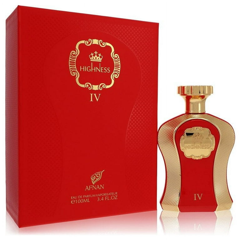 Afnan Highness Red IV Lady 3.4oz EDP for women – elegant, floral, and long-lasting fragrance in a luxe bottle