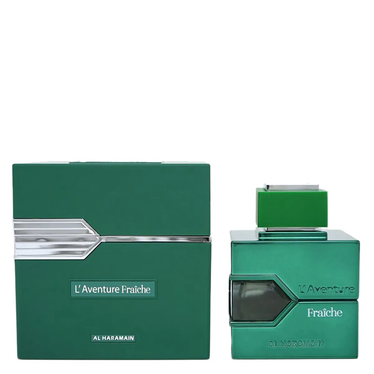 Al Haramain L'Aventure Fraiche 3.3 oz Eau de Parfum unisex fragrance bottle
