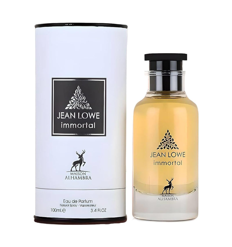 Maison Alhambra Jean Lowe Immortal 3.4oz EDP Unisex – elegant, long-lasting fragrance in a stylish bottle