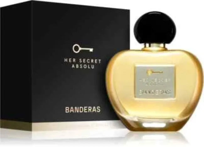 Antonio Banderas Her Secret Absolu 2.7 oz Eau de Parfum for women, sensual floral fragrance with juicy top notes, warm vanilla, and musky base