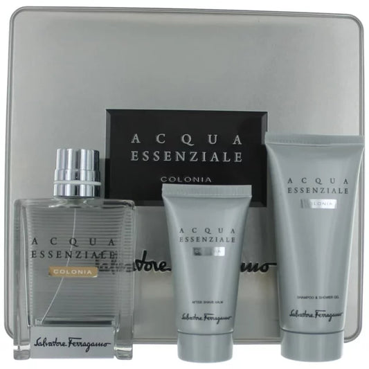 Salvatore Ferragamo Set 3uds Acqua Essenziale Colonia 3.4 edt M