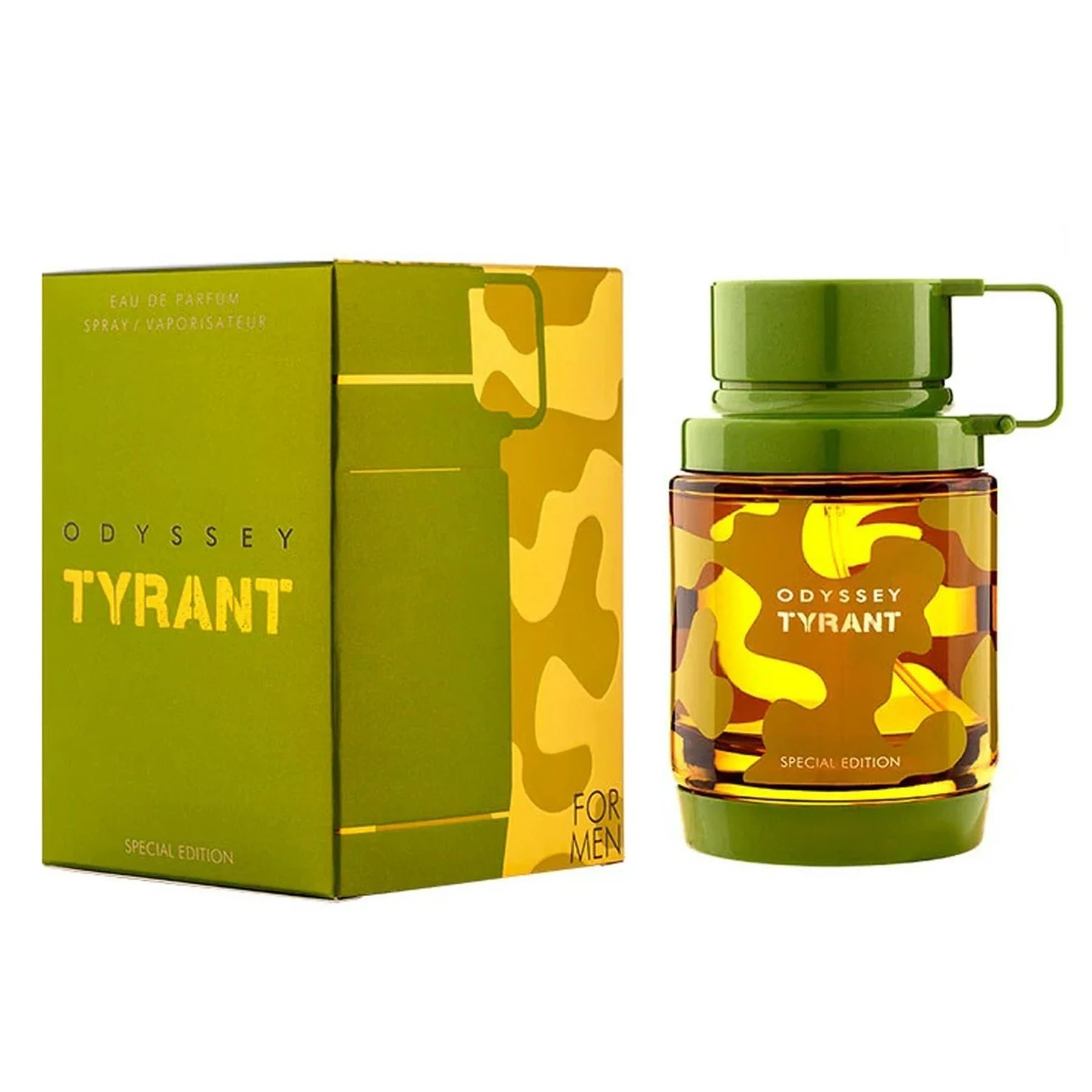 Armaf Odyssey Tyrant 3.4oz EDP Unisex – bold, spicy, and long-lasting fragrance in a sleek bottle
