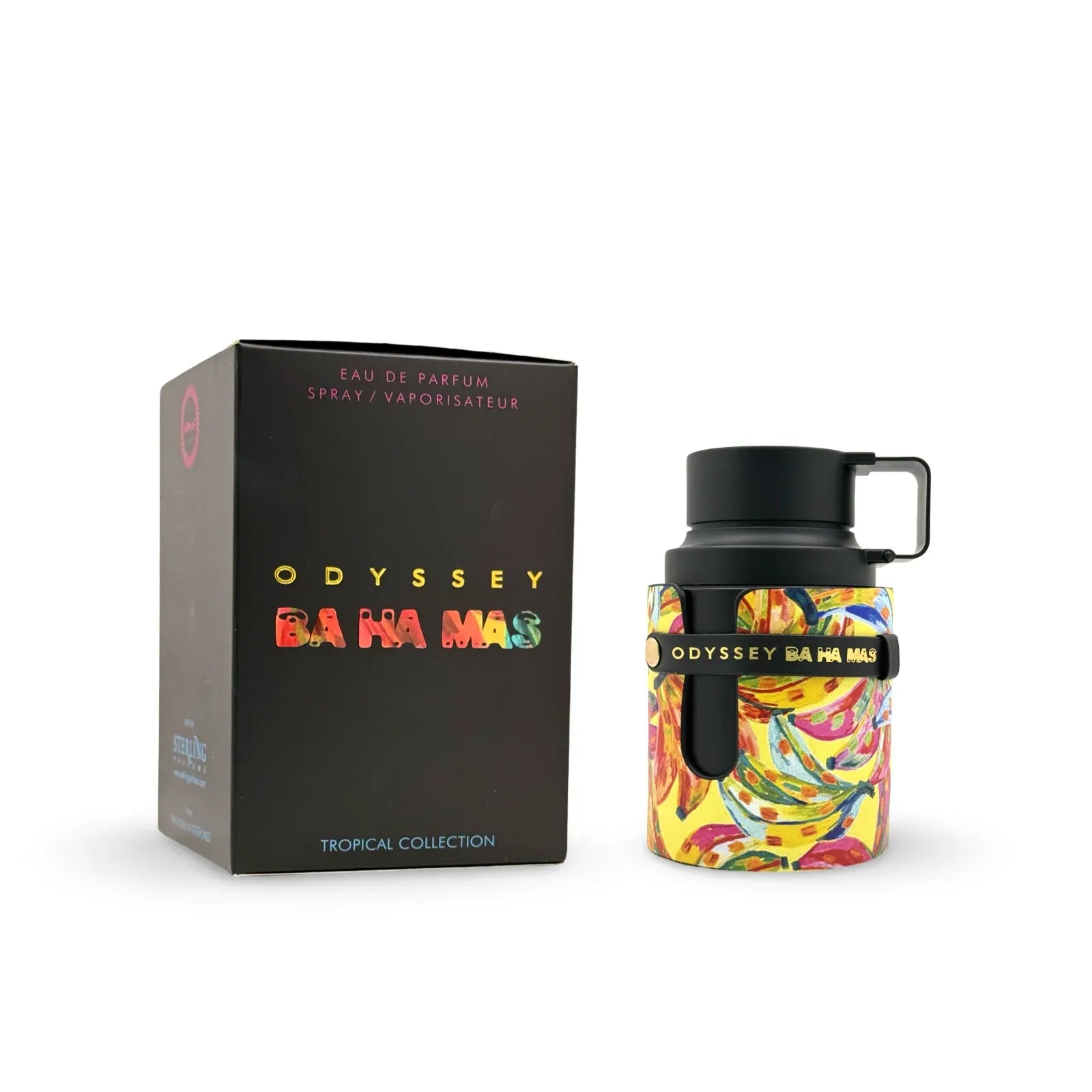 Armaf Odyssey Bahamas 3.4 oz Eau de Parfum unisex bottle, fresh tropical fruity fragrance with soft aromatic and musky notes