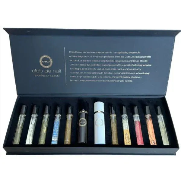 Armaf Club Discovery fragrance set 10 x 10ml mini perfumes