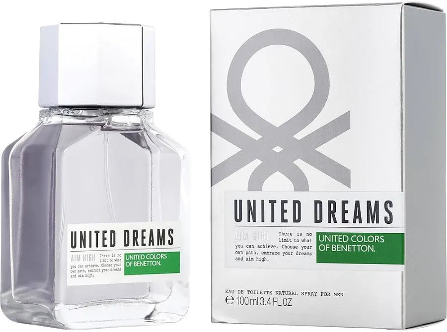 Benetton United Dreams Aim High men’s cologne fresh aromatic scent