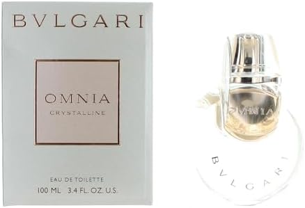 Bvlgari Omnia Crystalline 3.4 oz EDT for Women – Fresh, Floral, and Woody Fragrance in a Unique Crystal-Inspired Bottle