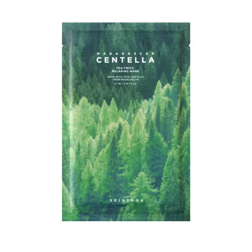 Centella Madagascar Tea-Trica Relaxing Mask 25 ml calming clarifying sheet mask for oily and acne-prone skin