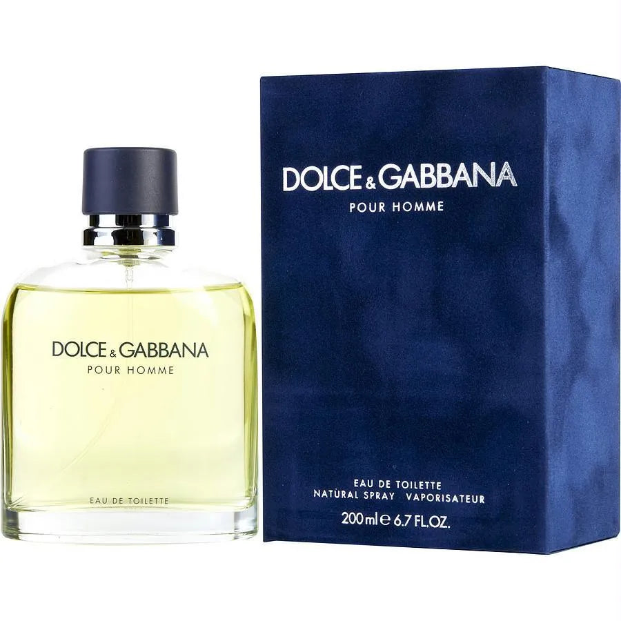 Dolce & Gabbana Pour Homme men’s cologne 6.7 oz Eau de Toilette classic fresh scent