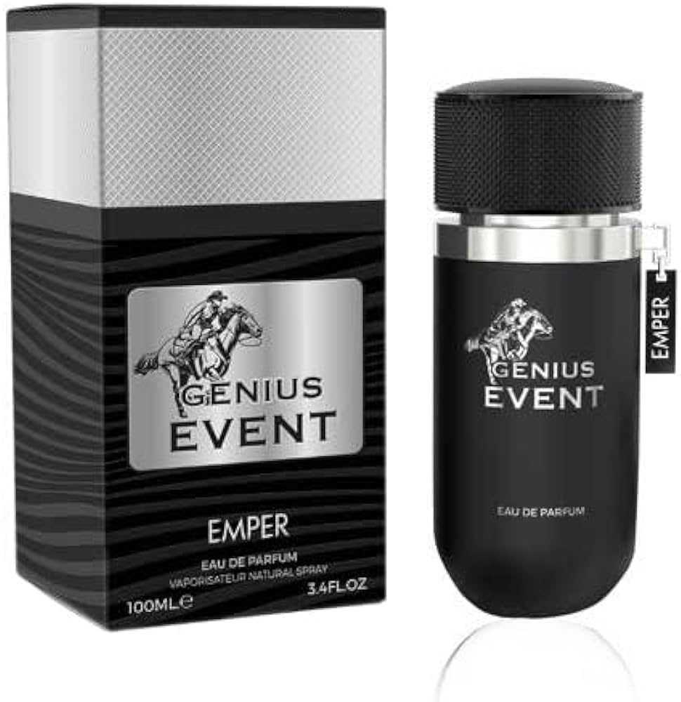 Emper Genius Event 3.4 oz EDP for Men – Fresh and masculine fragrance with a modern edge, perfect for daily and evening wear