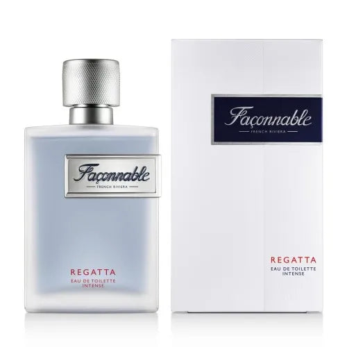 Façonnable Regatta Eau de Toilette bottle and packaging on a white background