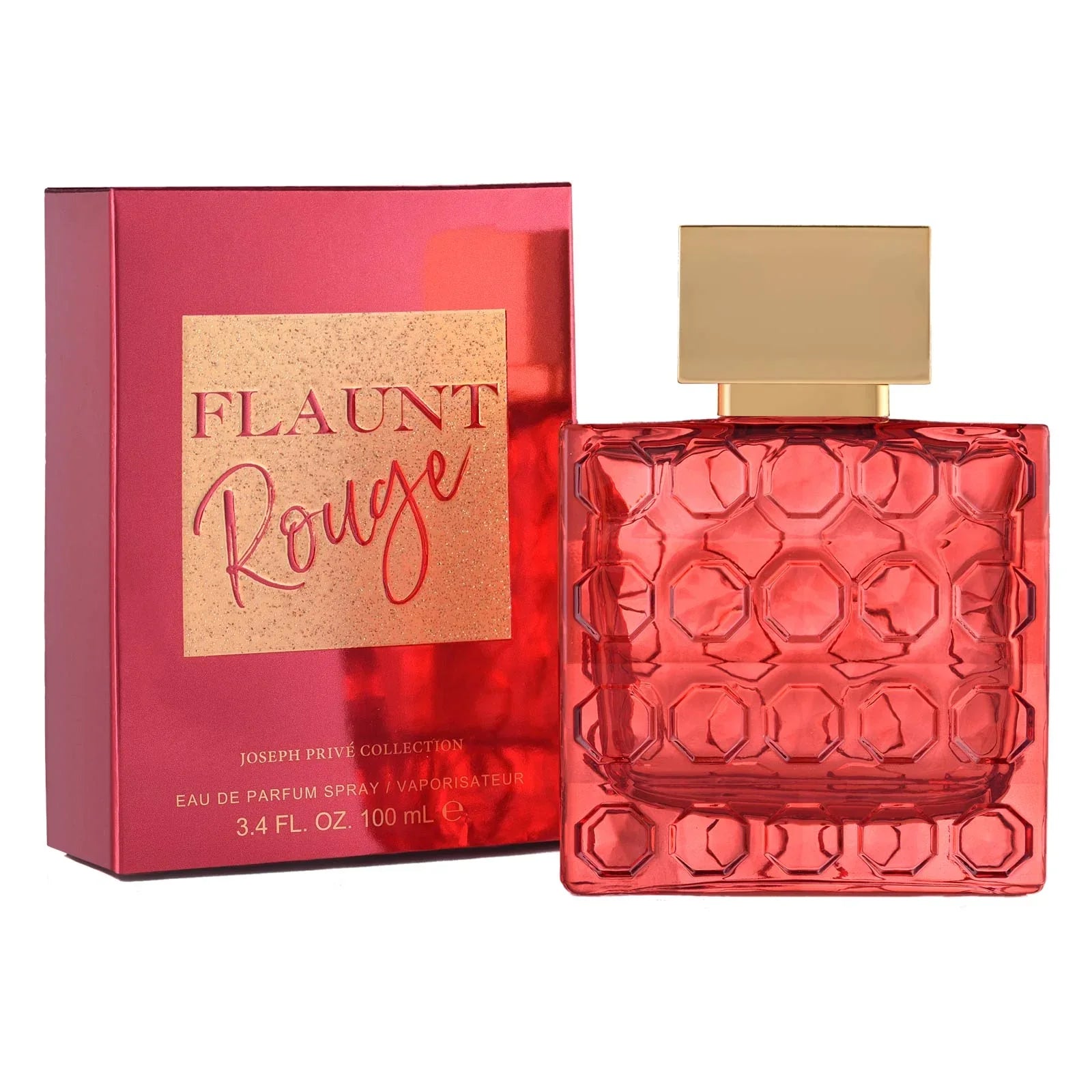 launt Rouge 3.4 EDP perfume bottle, fruity floral women’s fragrance with rose and jasmine