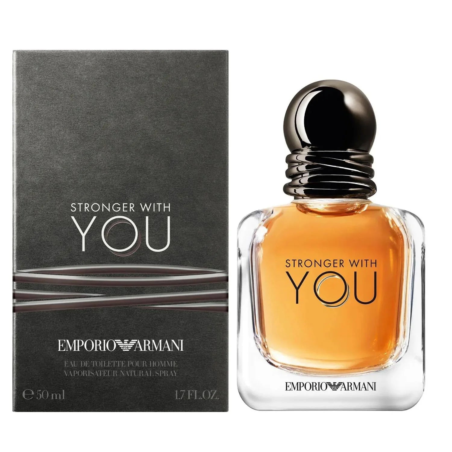 Giorgio Armani Emporio Stronger With You 1.7oz EDT for men – warm, spicy, and long-lasting fragrance in a sleek bottle