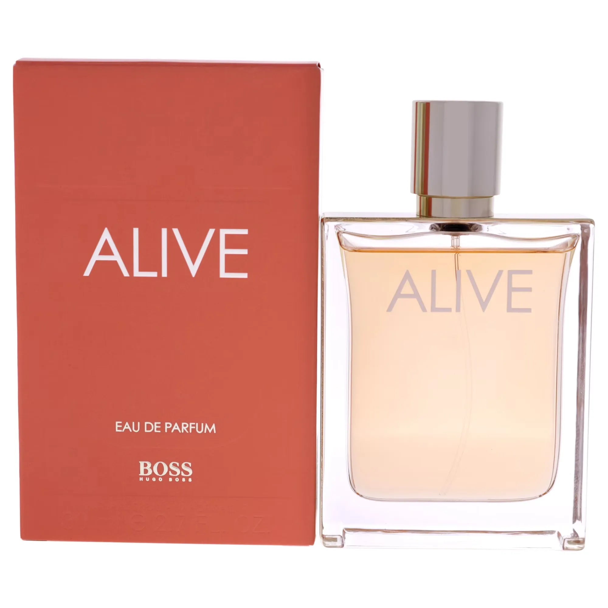 Hugo Boss Alive 2.7 oz Eau de Parfum for women, vibrant feminine fragrance with fresh, floral, and musky notes