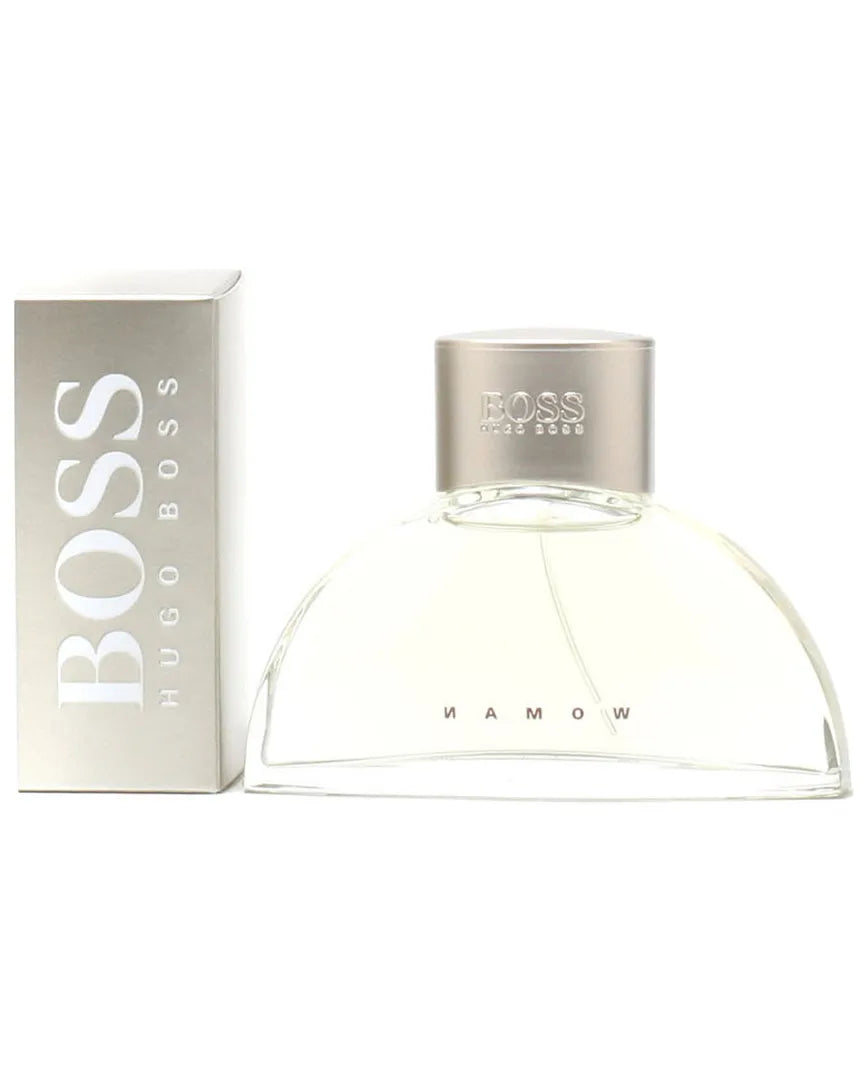 BOSS Hugo Boss perfume bottle and packaging on a white background