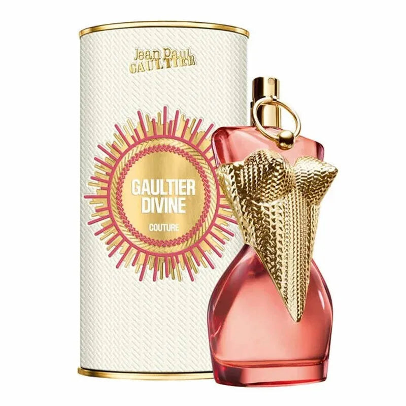 Jean Paul Gaultier Divine Couture 3.4 EDP women’s perfume bottle with chic floral vanilla and soft musk scent