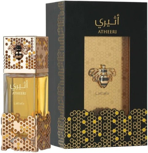 Lattafa Atheeri 3.4 oz Eau de Parfum for women, elegant floral fragrance with bright fresh, creamy floral, and musky woody notes