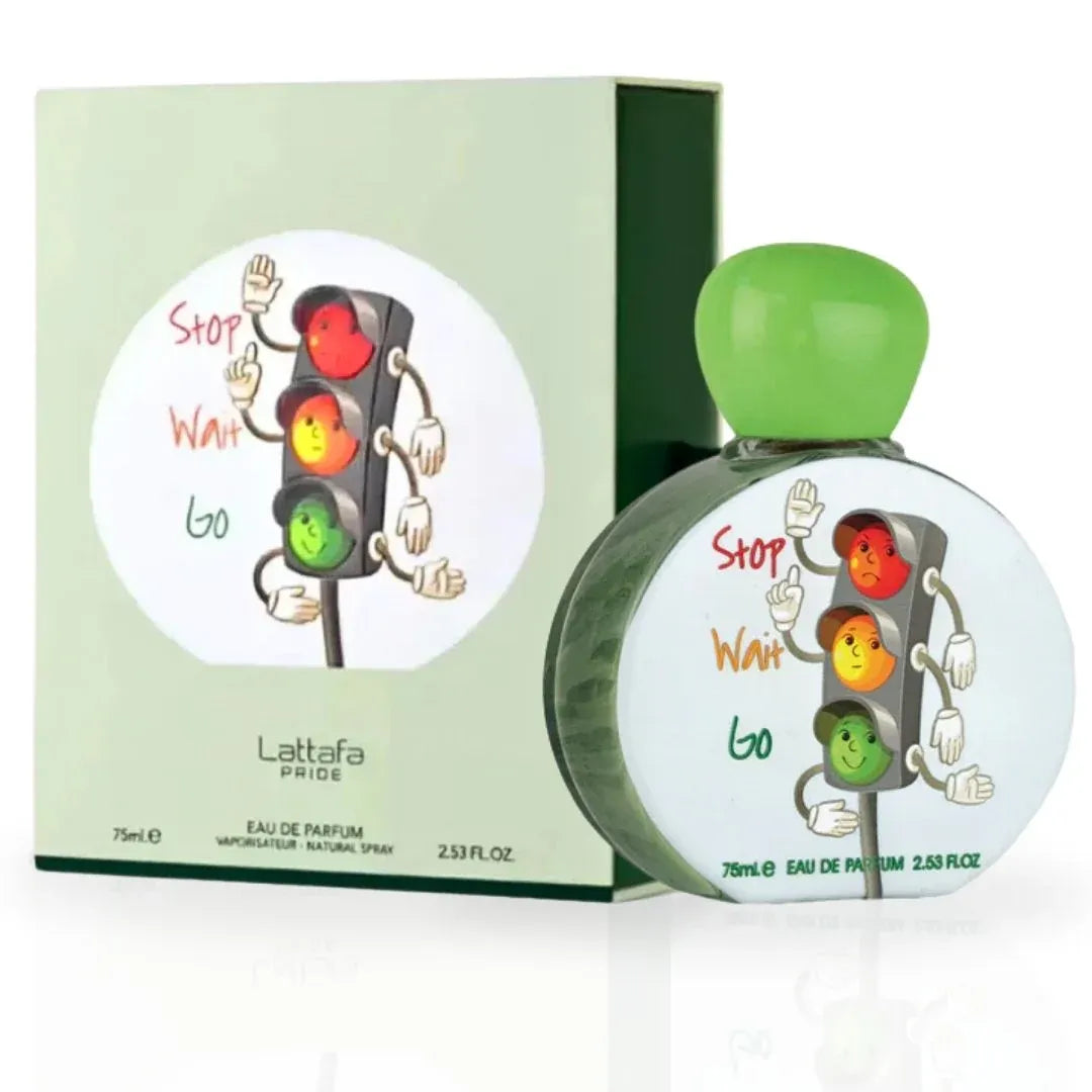 Lattafa Stop Wait Go kids fragrance 2.5 oz gentle fresh sweet scent
