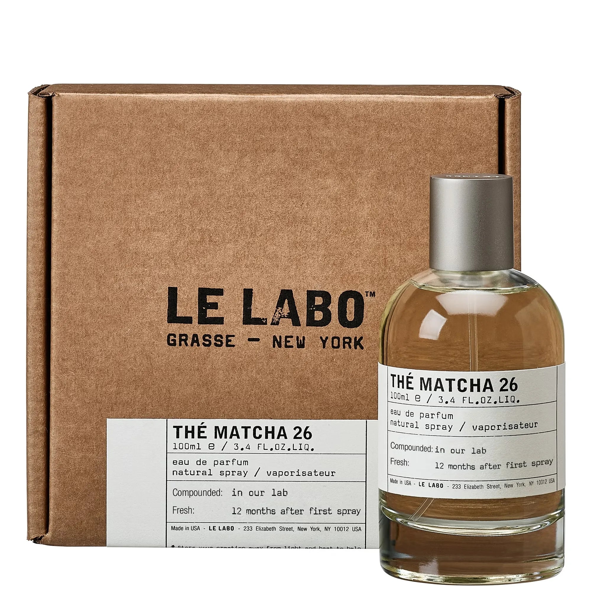 Le Labo The Matcha 26 perfume green tea niche fragrance