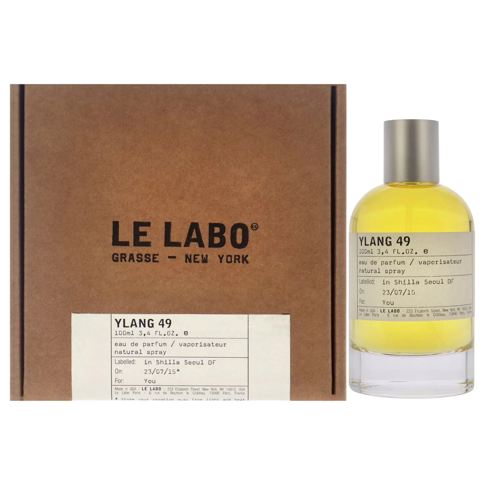 Le Labo Ylang 49 floral woody fragrance