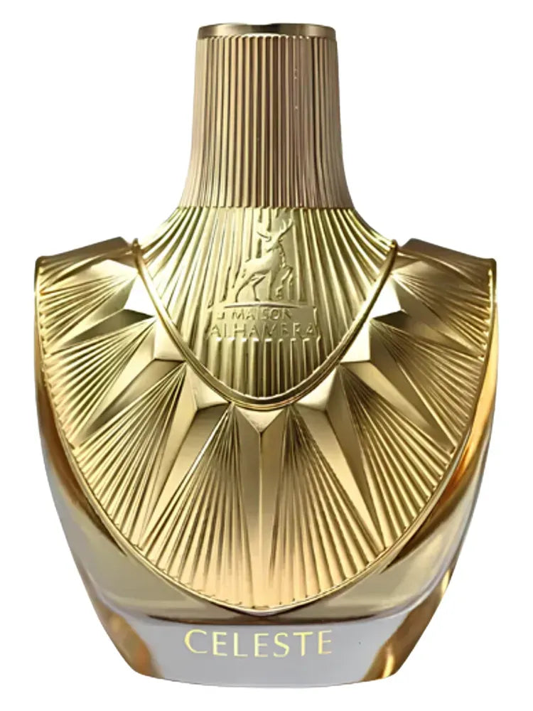 Maison Alhambra Celeste 3.4 oz Eau de Parfum for women, light fresh floral fragrance with soft citrus and musky base