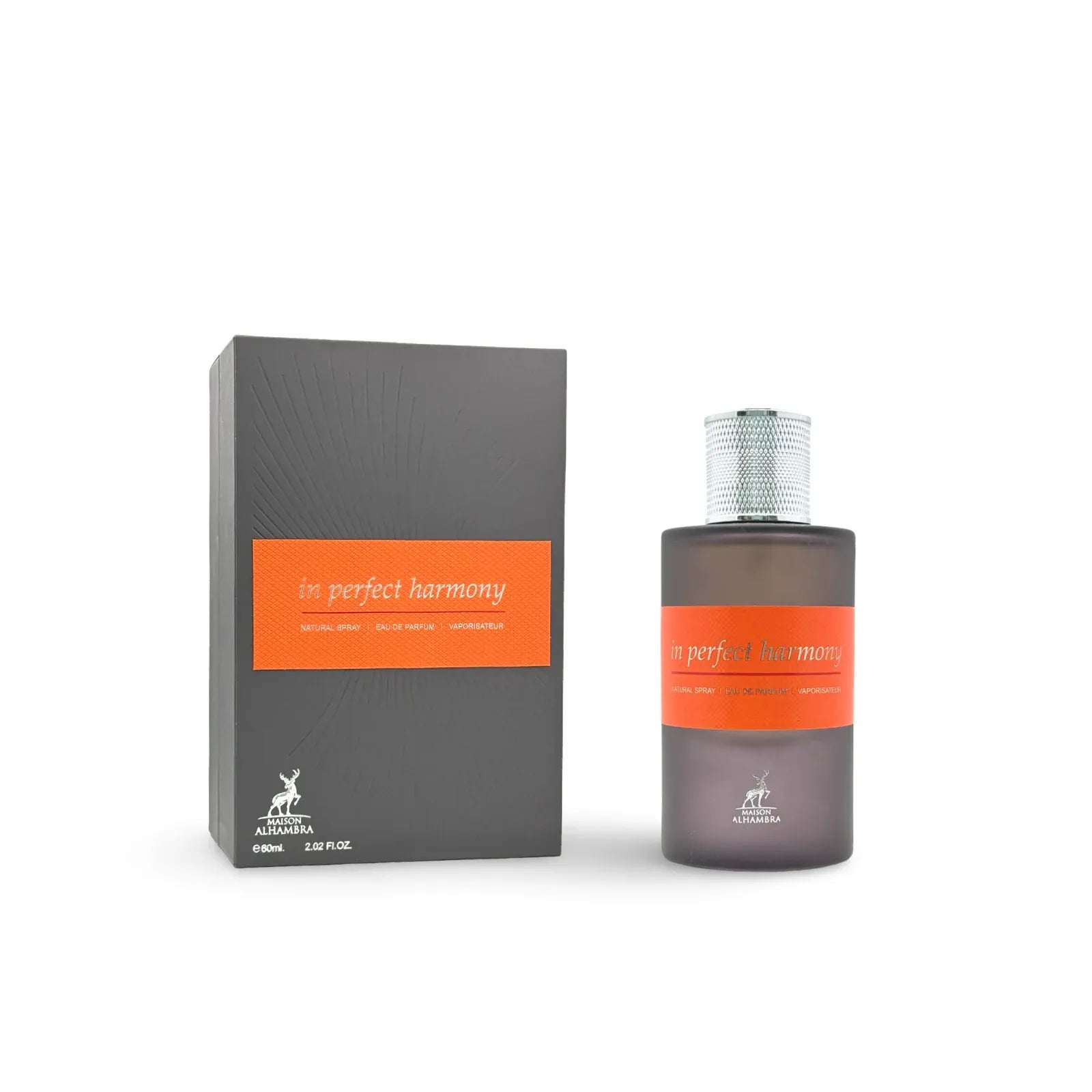 Maison Alhambra In Perfect Harmony 3.4 oz Eau de Parfum unisex bottle, clean balanced fragrance with fresh and musky notes
