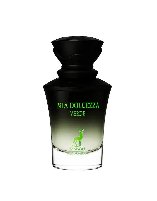 Maison Alhambra Mia Dolcezza Verde 3.4 oz Eau de Parfum for women, fresh green floral fragrance in elegant bottle