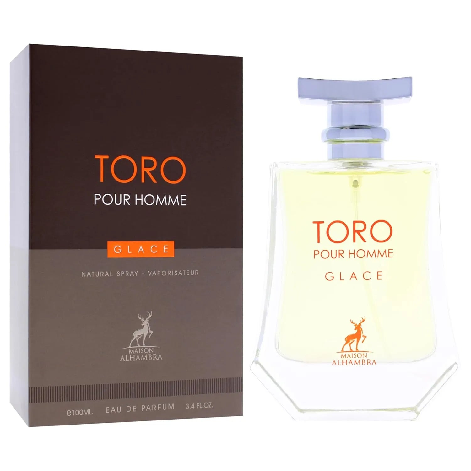 Toro pour Homme Glace perfume bottle and packaging on a white background
