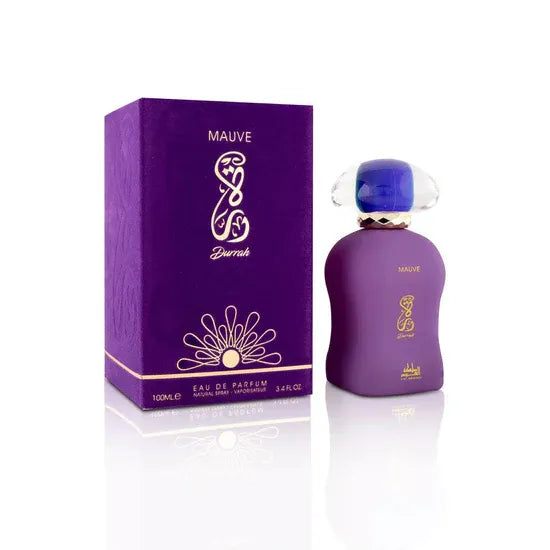 Mamlakt Durrah Mauve 3.4 oz Eau de Parfum for women, soft elegant floral fragrance with smooth musky warmth