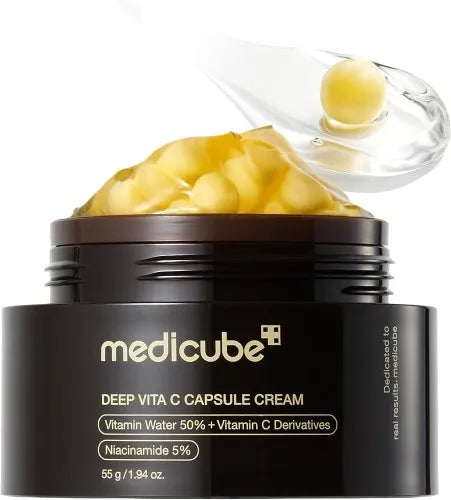 Medicube Deep Vita C Capsule Cream brightening moisturizer
