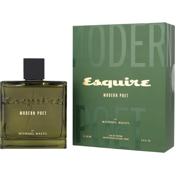 Michael Malul Esquire Modern Poet 3.4 oz Eau de Parfum unisex fragrance bottle
