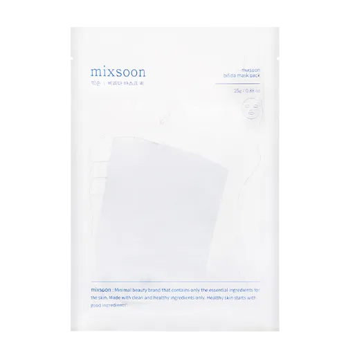 Mixsoon Bifida Mask Pack 5pcs nourishing hydrating sheet masks with Bifida ferment extract