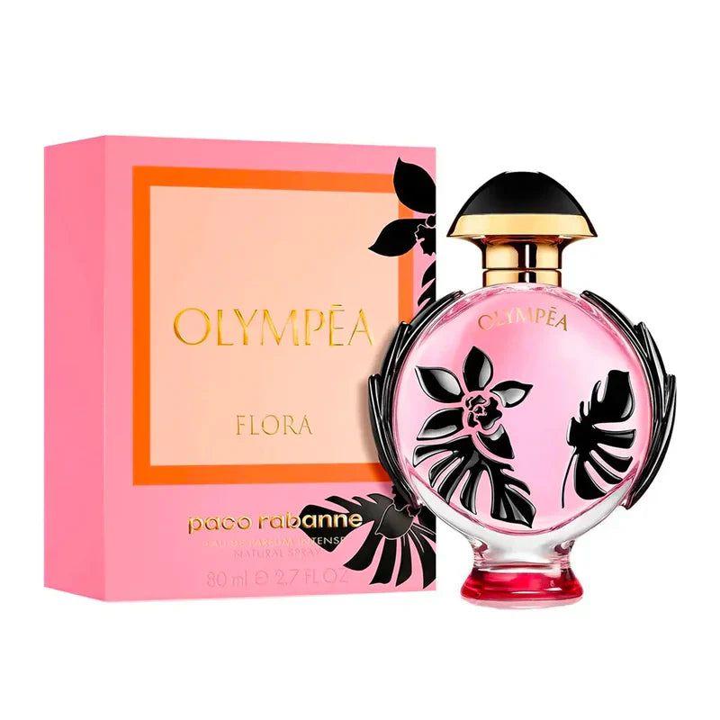 Paco Rabanne Olympea Flora Intense 2.7oz EDP for women – floral, sensual, and long-lasting fragrance in a luxe bottle