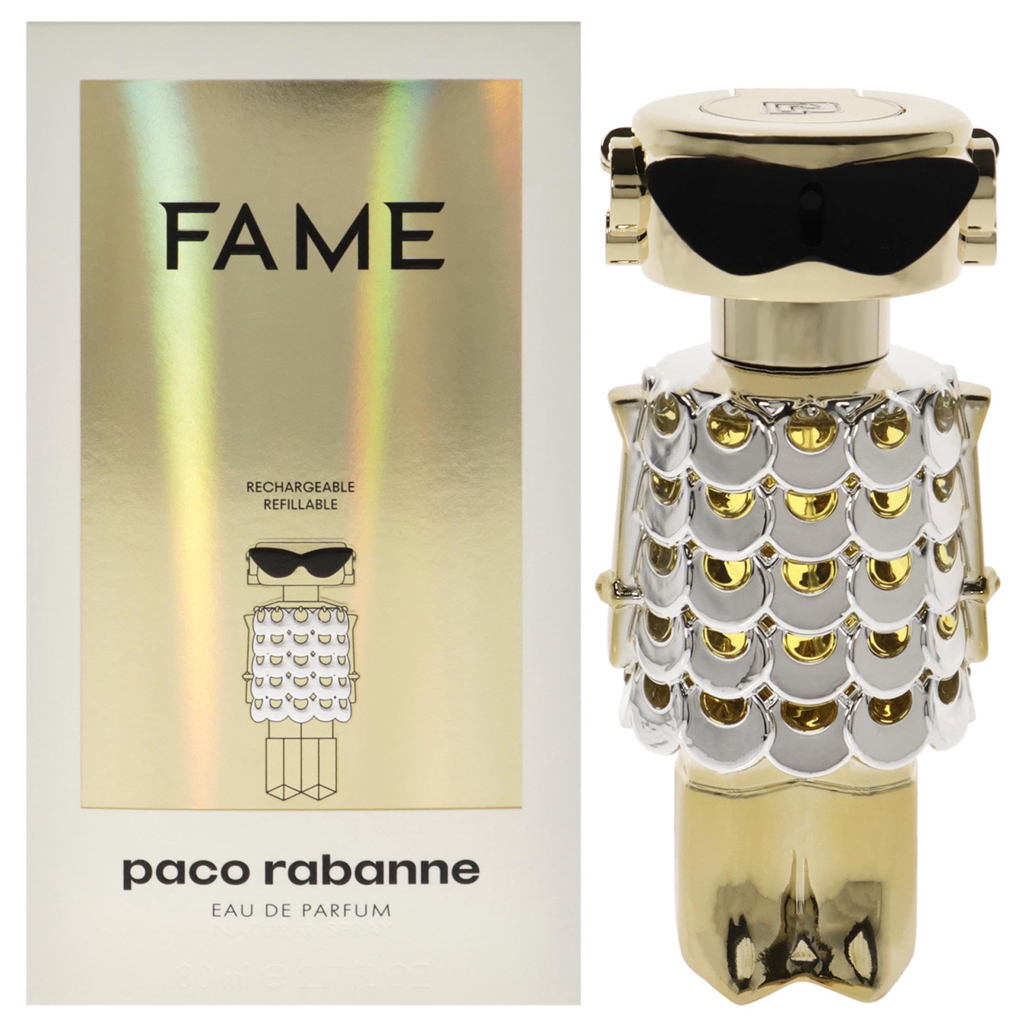 Paco Rabanne Fame 2.7oz EDP for women – modern, floral, and luxurious fragrance in an iconic bottle