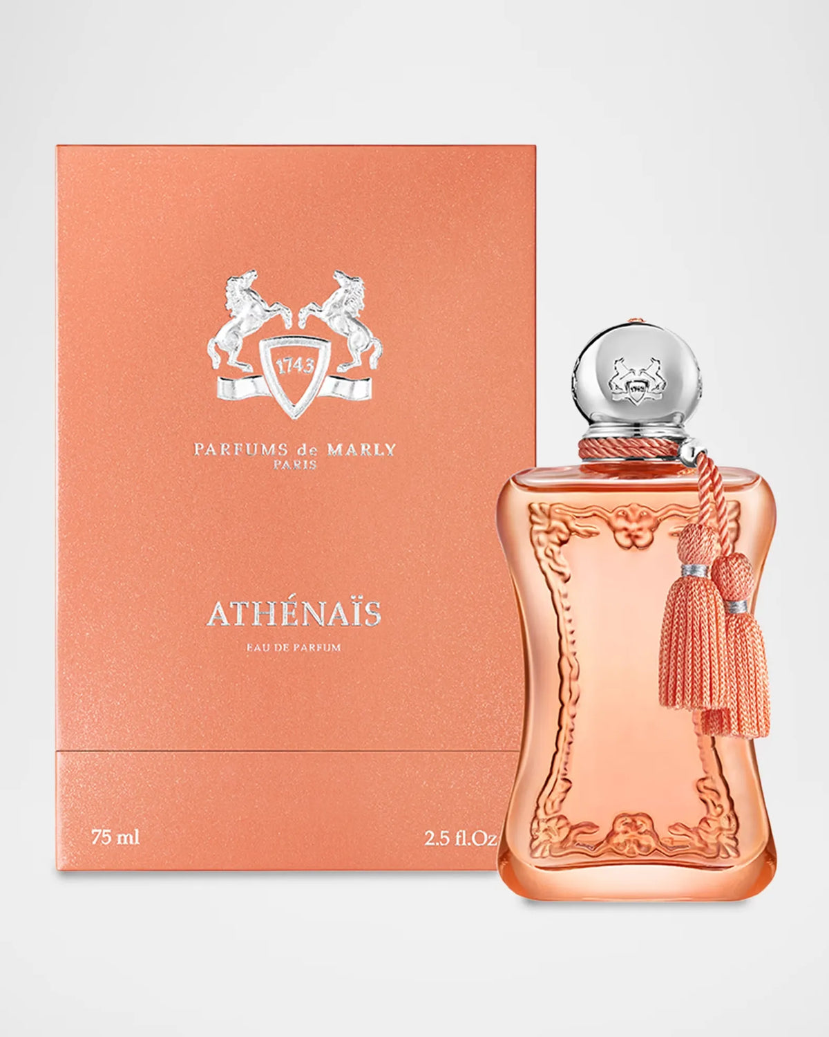 Parfums De Marly Athenais 2.5 EDP women’s perfume bottle with radiant fruity floral and musky woods scent